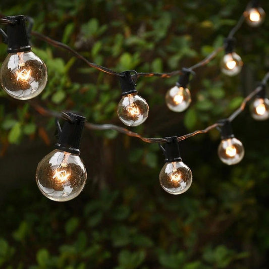 String Lights – Weatherproof Connectable G40, Patio