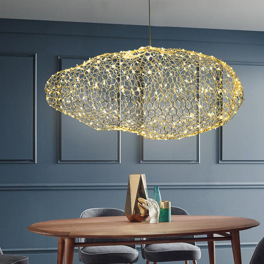 Chandelier LED – Art Deco Starlight Cloud, Living Room