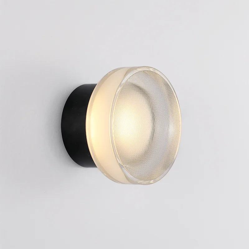 Modern Outdoor Wall Light Garden Patio Tempered