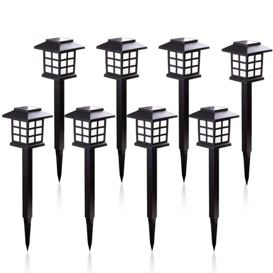solar led pathway light modern outdoor garden