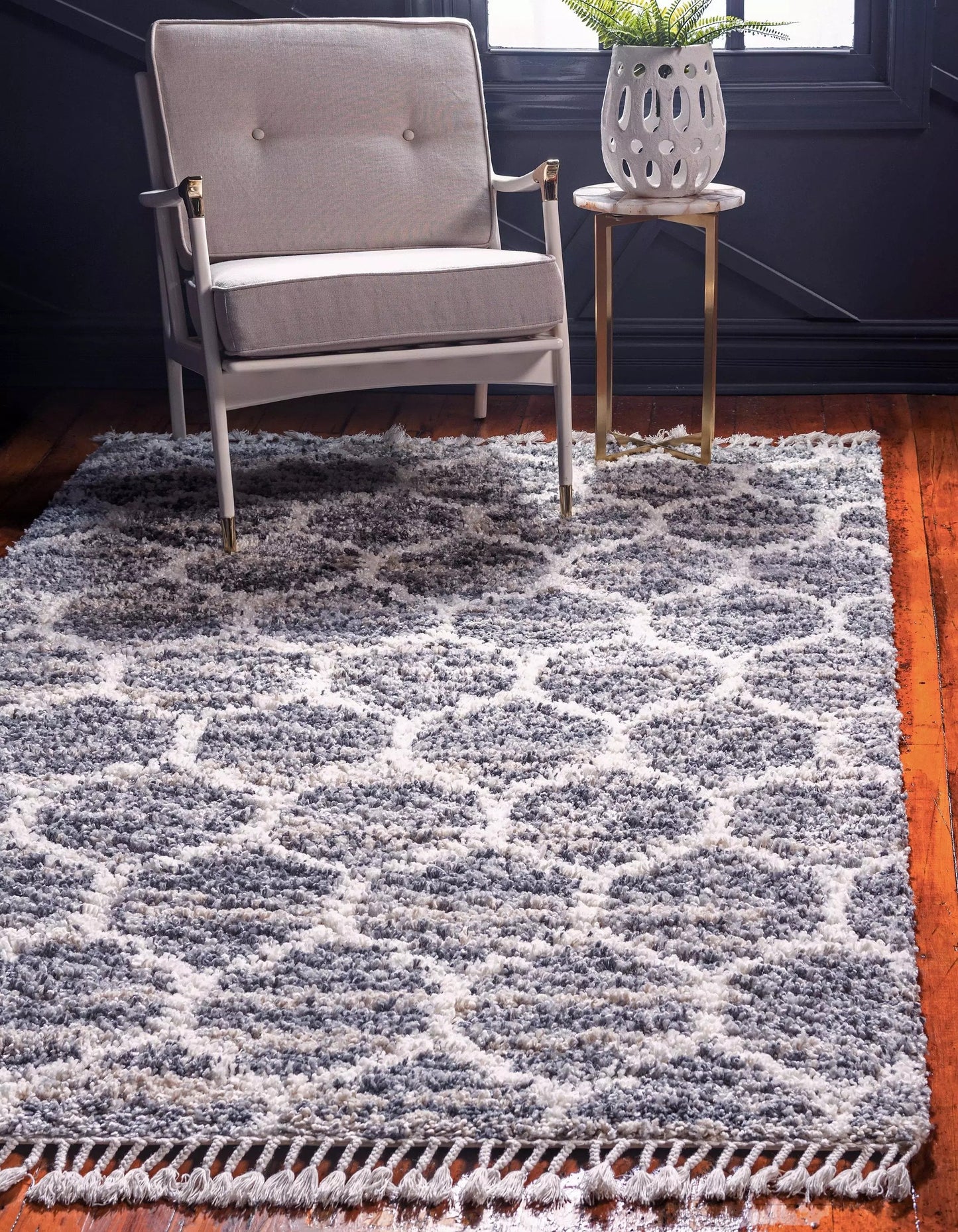 Area Rug – Modern, Pattern Shaggy Area