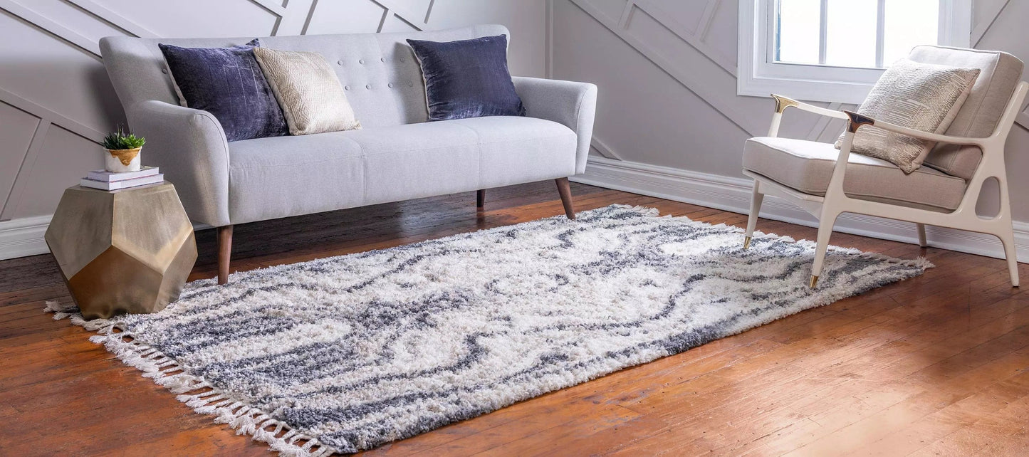 Area Rug – Marble, Color Mix Shaggy