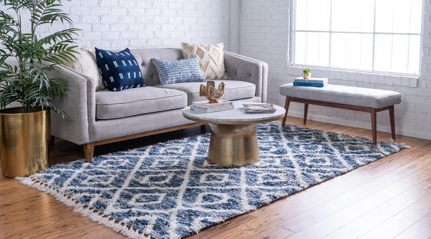 Area Rug – Diamond Pattern Shaggy