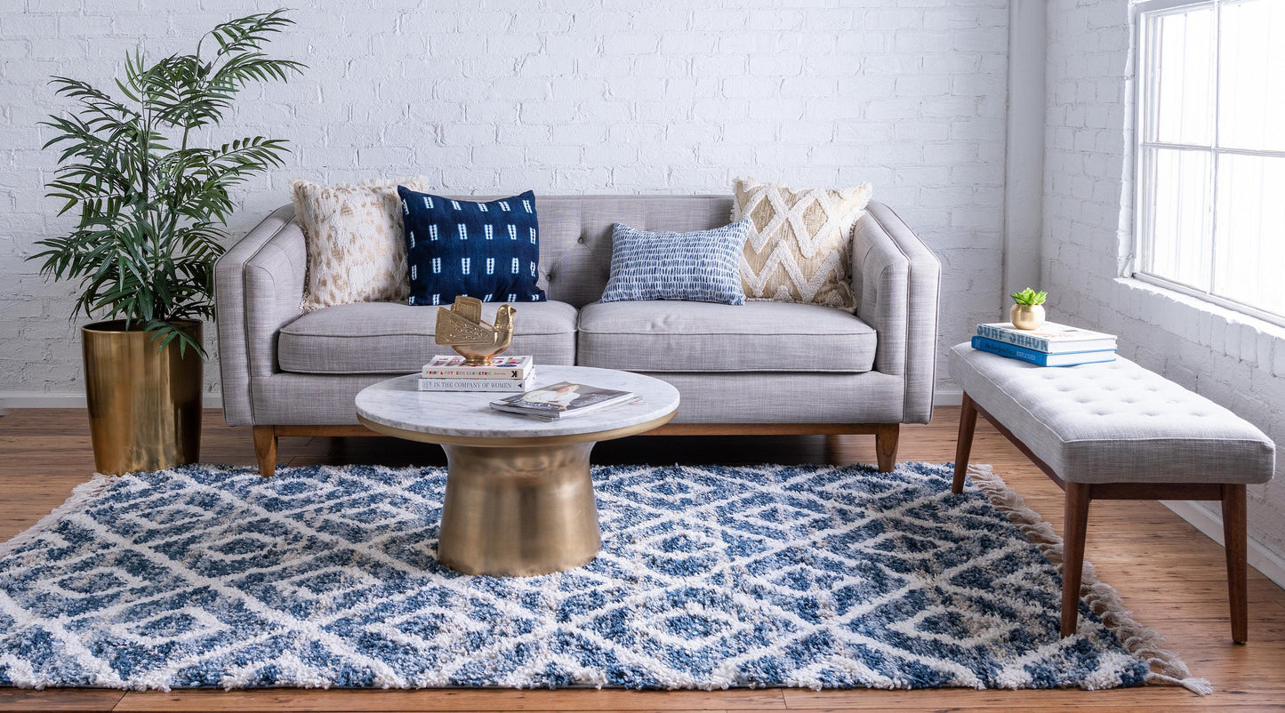Area Rug – Diamond Pattern Shaggy