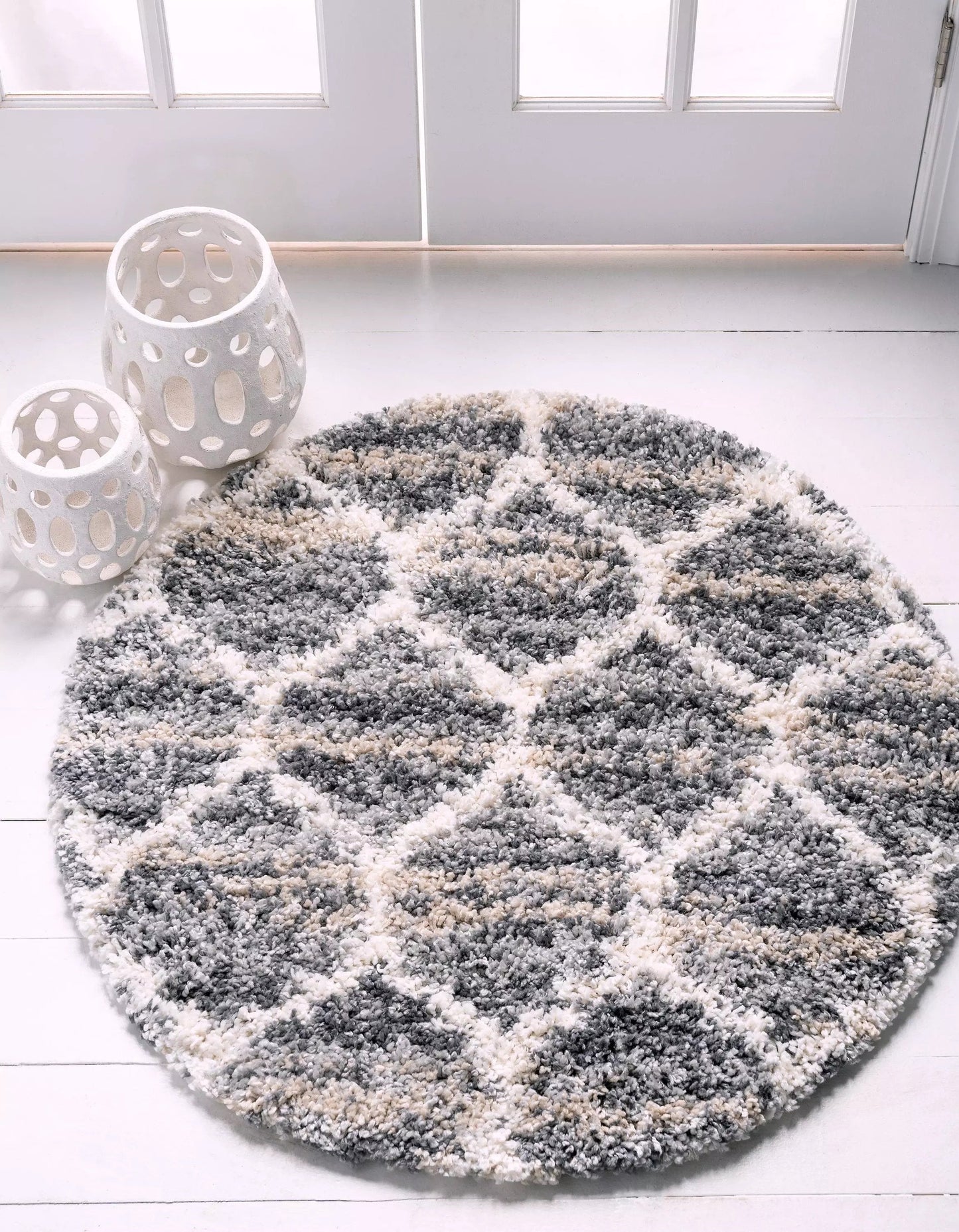 Area Rug – Modern, Pattern Shaggy Area