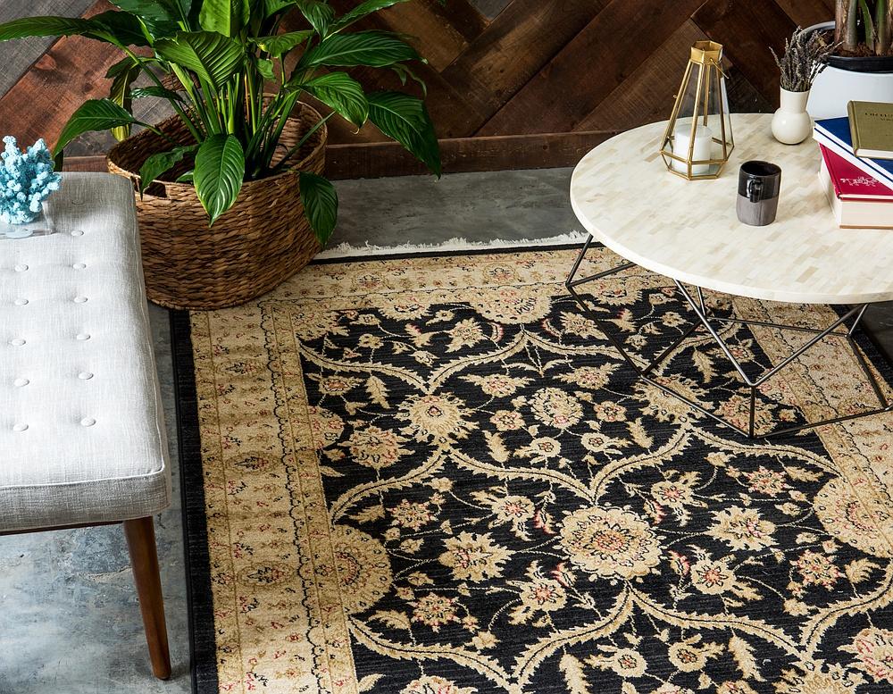 Area Rug Vintage Style Luxury Living Room Soft