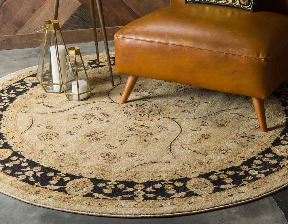 Area Rug Vintage Style Luxury Living Room Soft