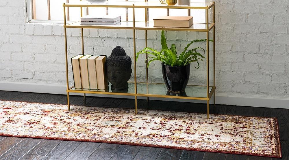Area Rug Vintage Faded Style Living Room Decor