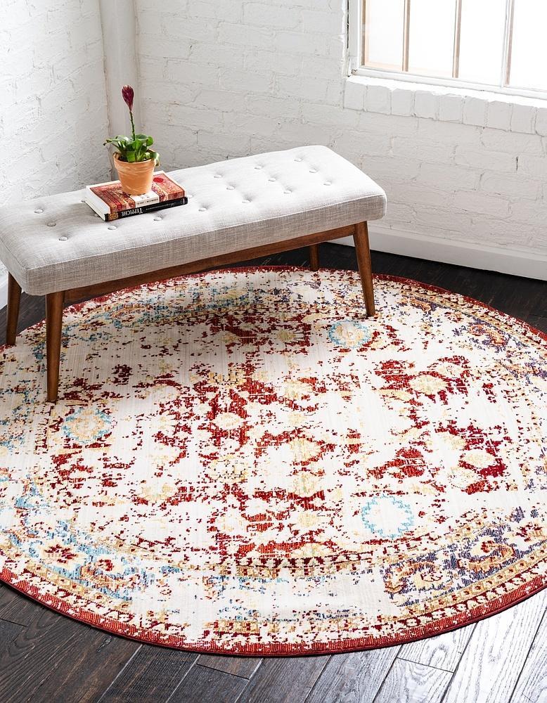 Area Rug Vintage Faded Style Living Room Decor