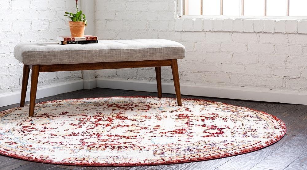 Area Rug Vintage Faded Style Living Room Decor