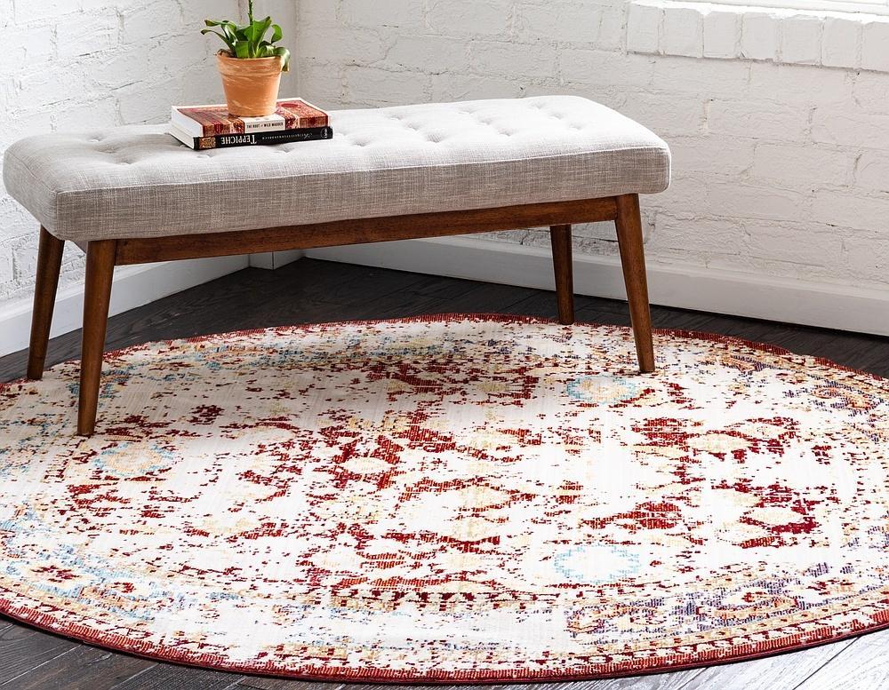 Area Rug Vintage Faded Style Living Room Decor