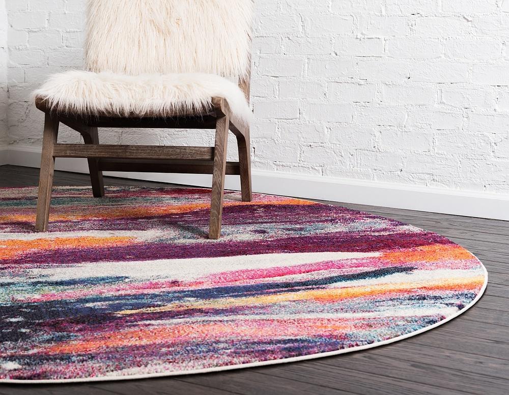 Area Rug – Color Splash Faded Multi-Color