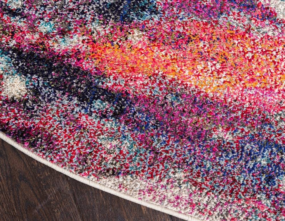 Area Rug – Color Splash Faded Multi-Color