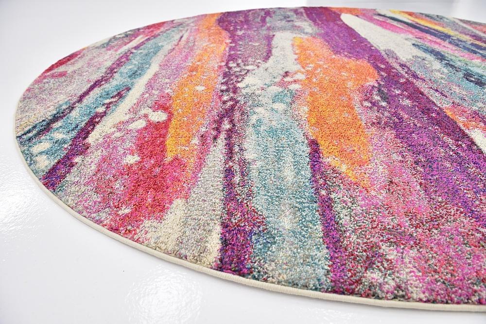 Area Rug – Color Splash Faded Multi-Color