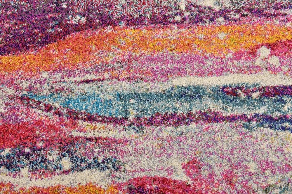 Area Rug – Color Splash Faded Multi-Color