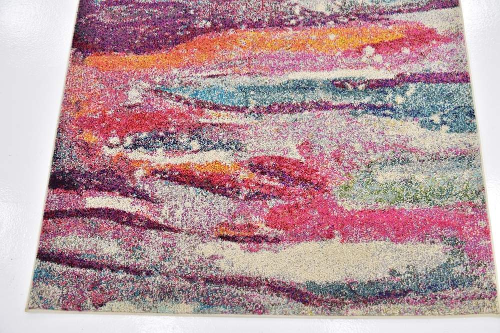Area Rug – Color Splash Faded Multi-Color