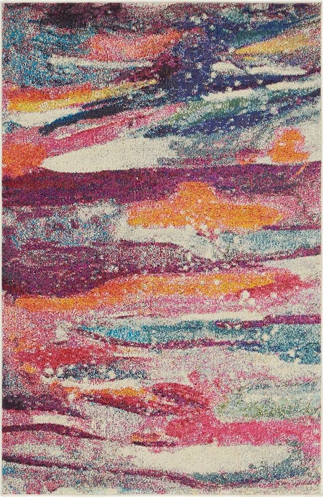Area Rug – Color Splash Faded Multi-Color