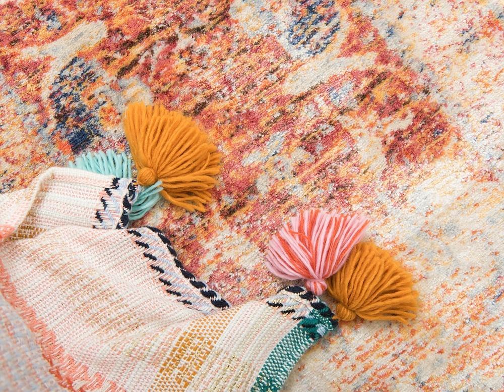 Modern Area Rug Living Room Abstract Washable