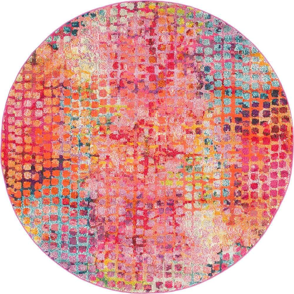 Area Rug – Modern, Circle Pattern