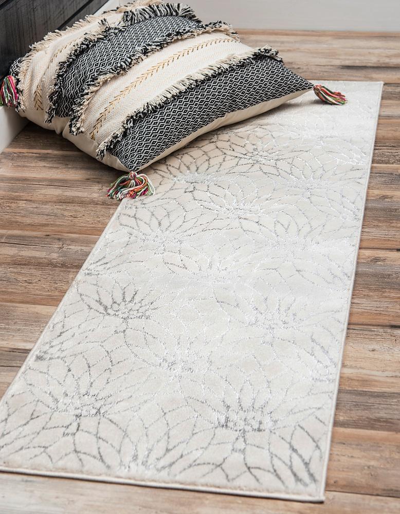 Area Rug – Modern, Lotus Flower Pattern Luxury