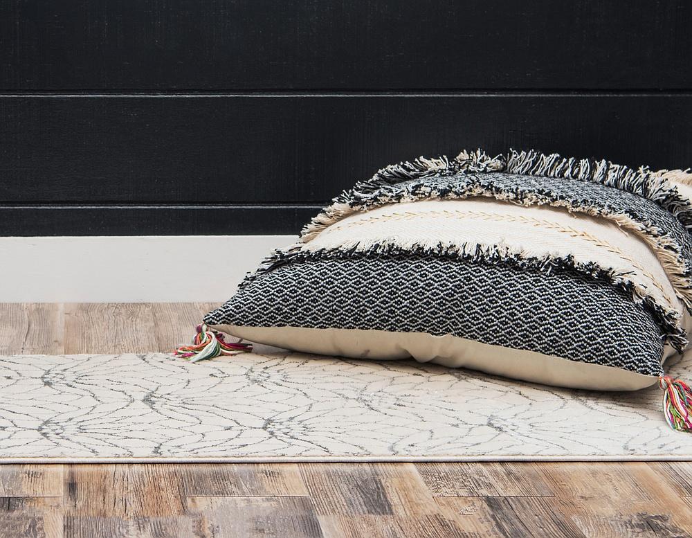 Area Rug – Modern, Lotus Flower Pattern Luxury