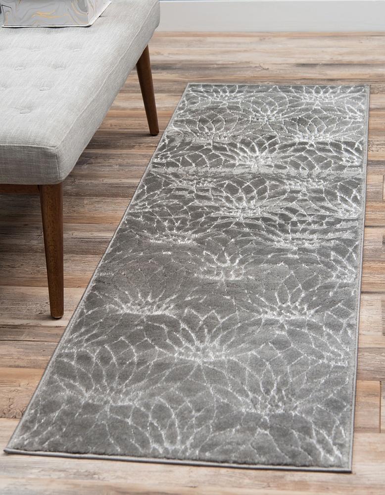 Area Rug – Modern, Lotus Flower Pattern Luxury