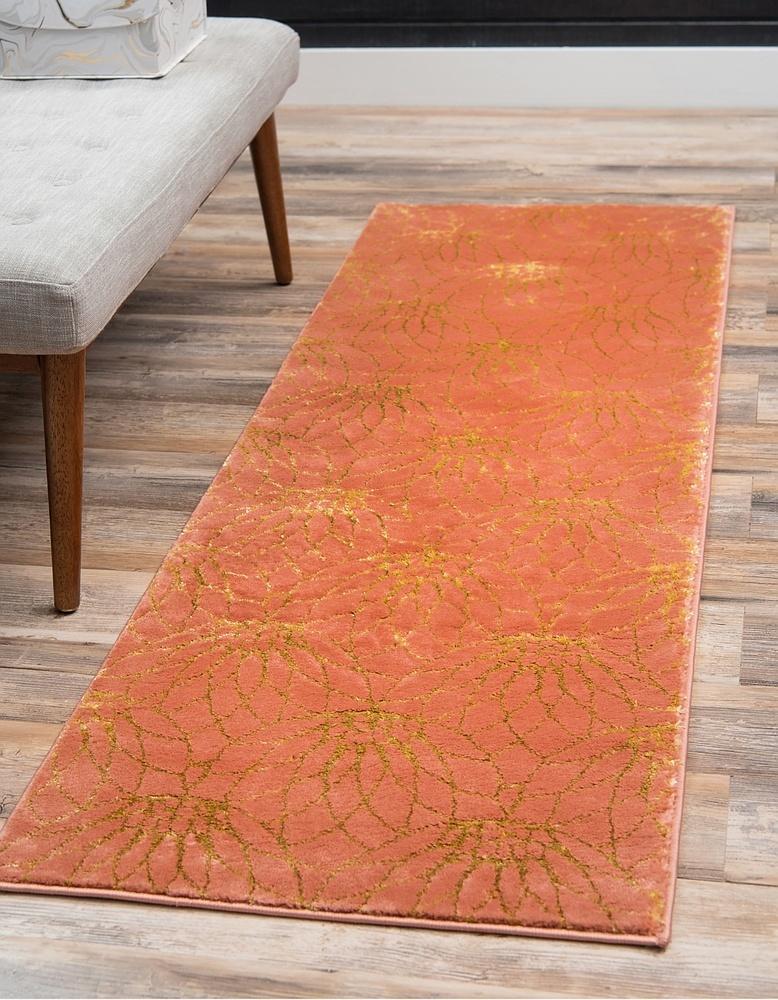 Area Rug – Modern, Lotus Flower Pattern Luxury