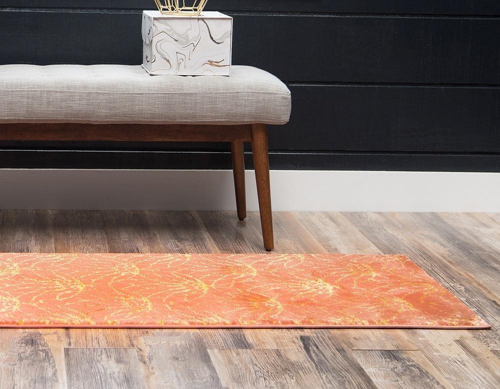Area Rug – Modern, Lotus Flower Pattern Luxury