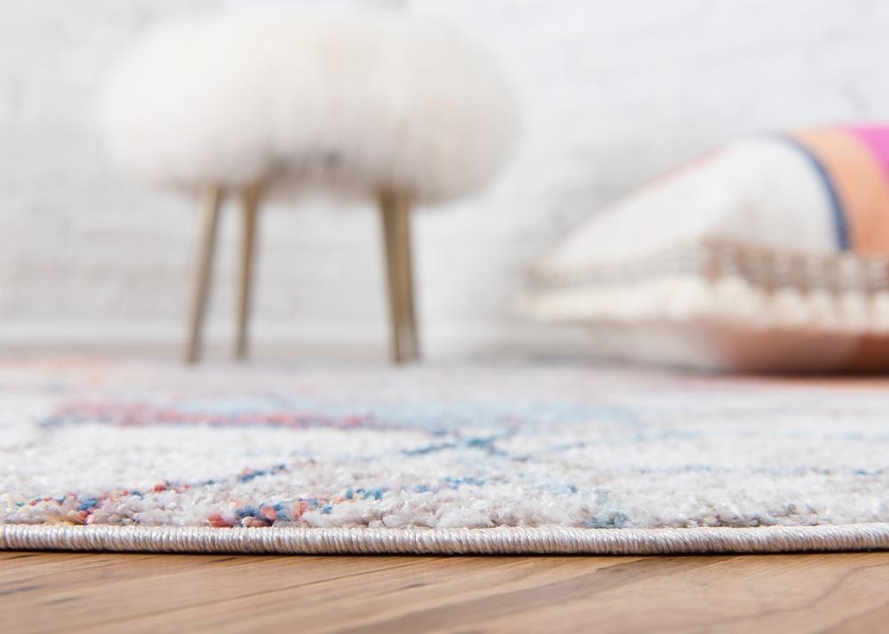 Area Rug – Modern, Hexagon Pattern Color Blend
