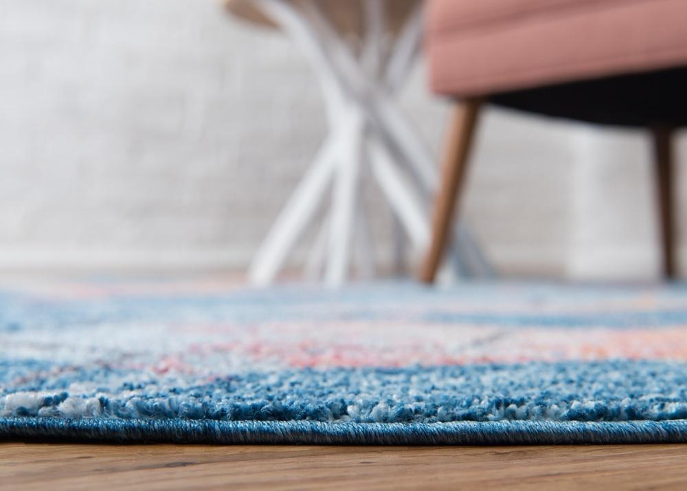 Area Rug – Modern, Hexagon Pattern Color Blend