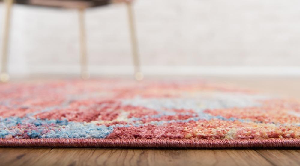 Area Rug – Modern, Hexagon Pattern Color Blend