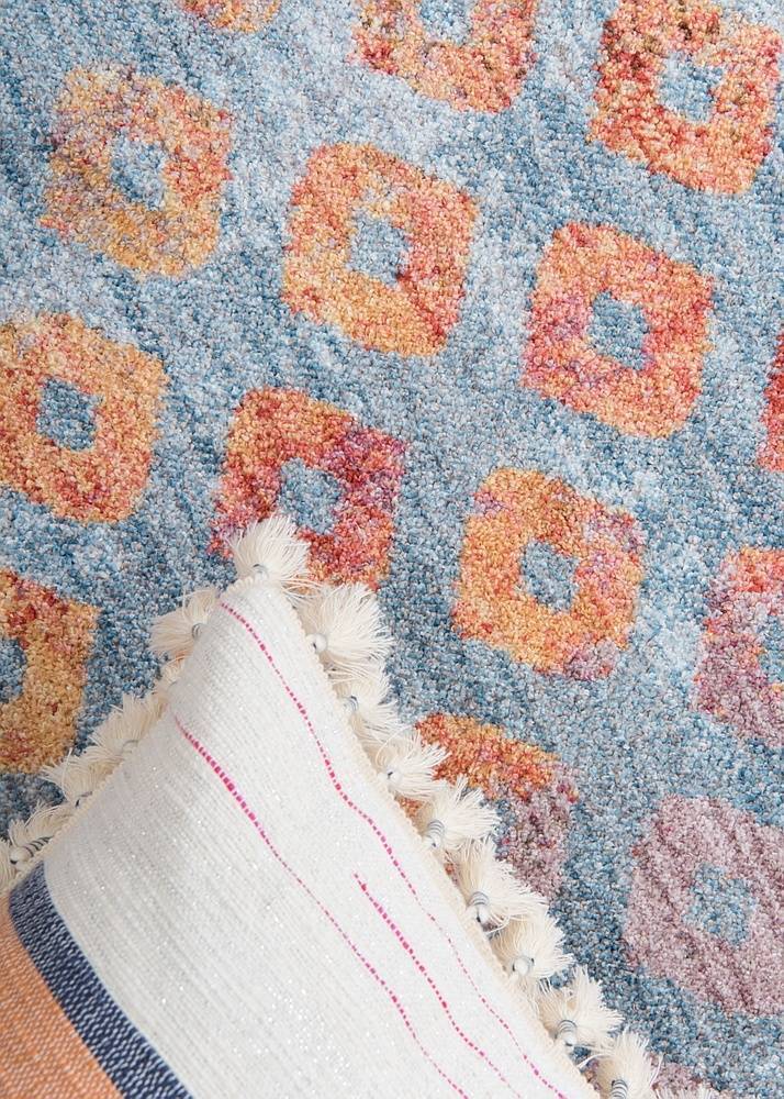 Area Rug – Rainbow Square Pattern