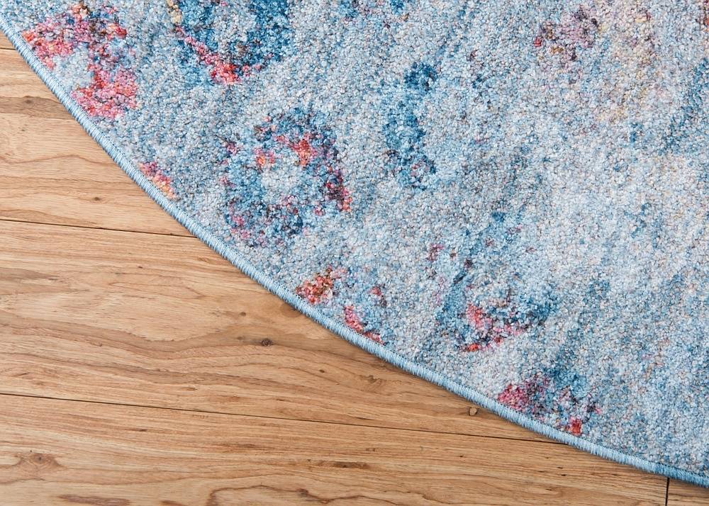 Area Rug – Rainbow Square Pattern