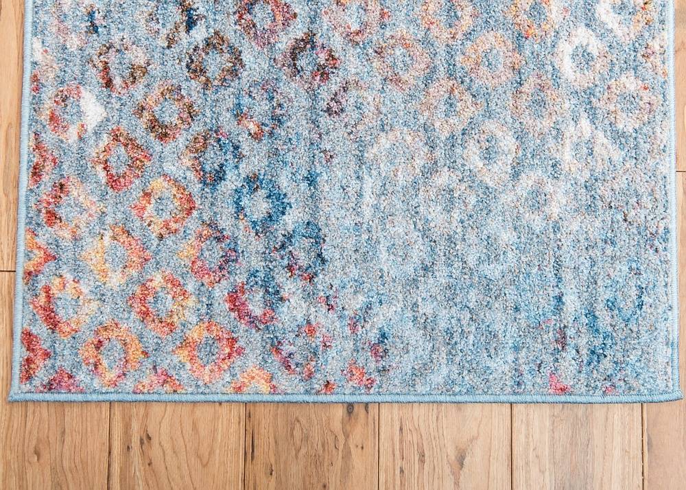 Area Rug – Rainbow Square Pattern