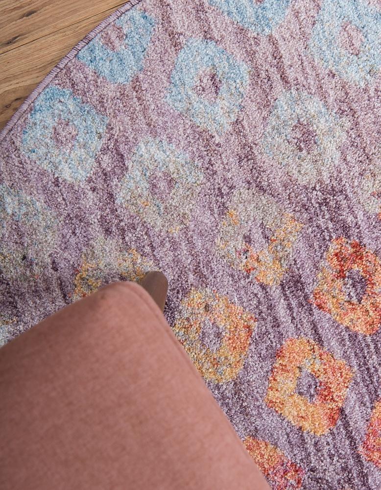 Area Rug – Rainbow Square Pattern