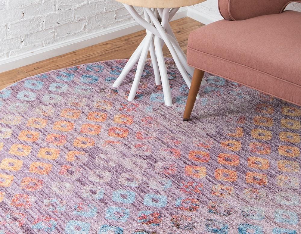 Area Rug – Rainbow Square Pattern