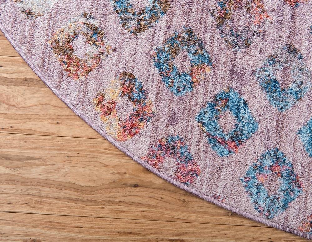 Area Rug – Rainbow Square Pattern
