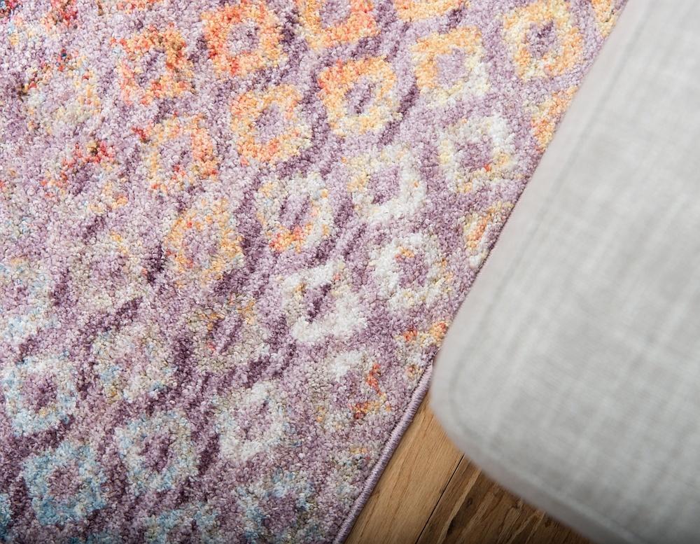 Area Rug – Rainbow Square Pattern