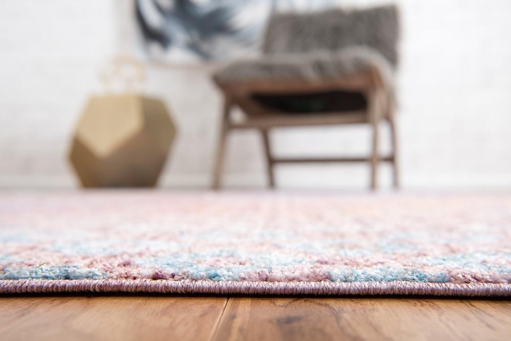 Area Rug – Rainbow Square Pattern