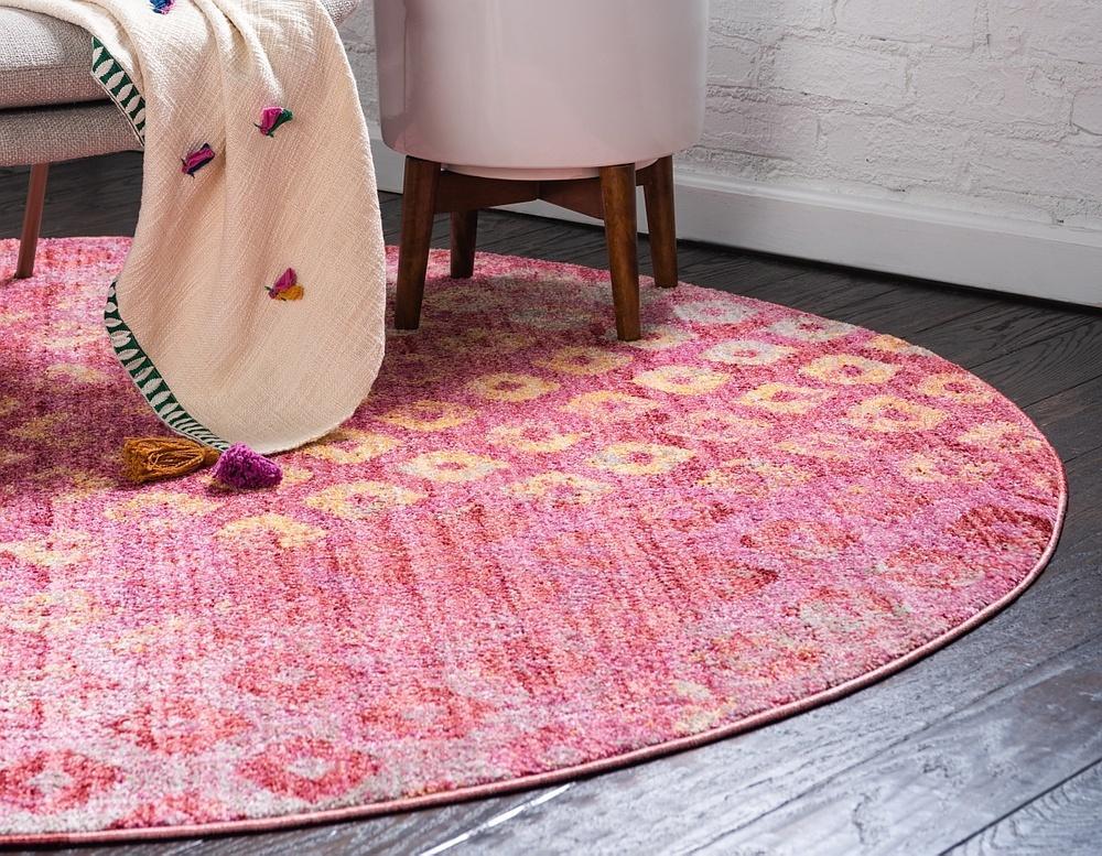 Area Rug – Rainbow Square Pattern