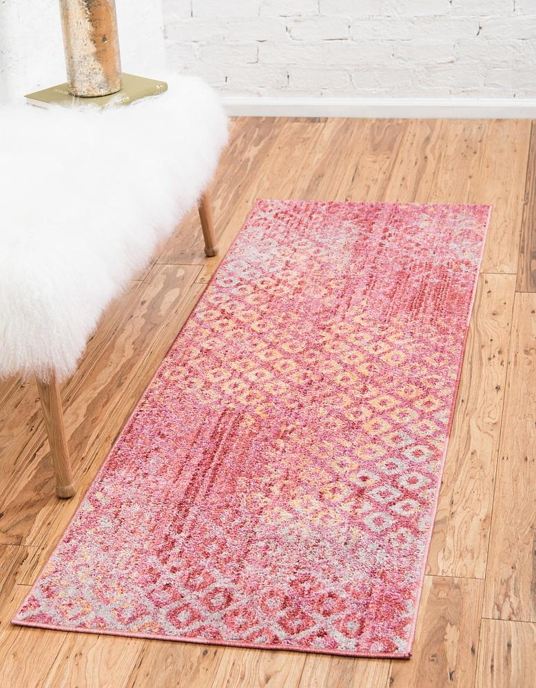 Area Rug – Rainbow Square Pattern