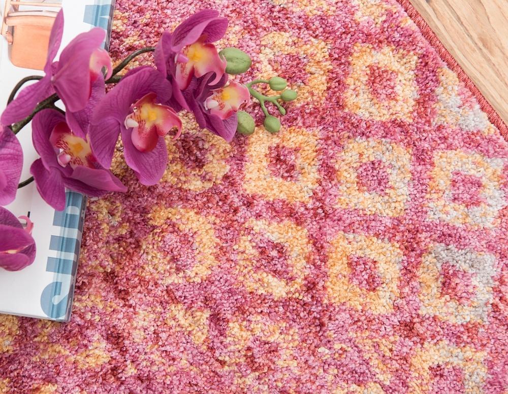 Area Rug – Rainbow Square Pattern
