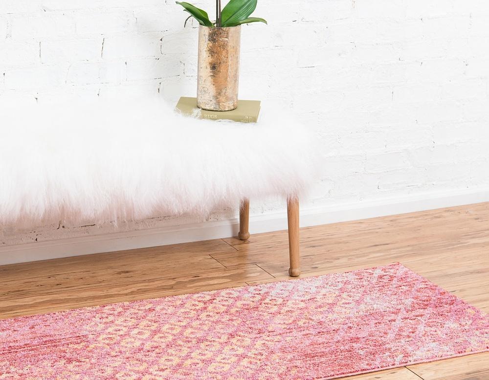 Area Rug – Rainbow Square Pattern