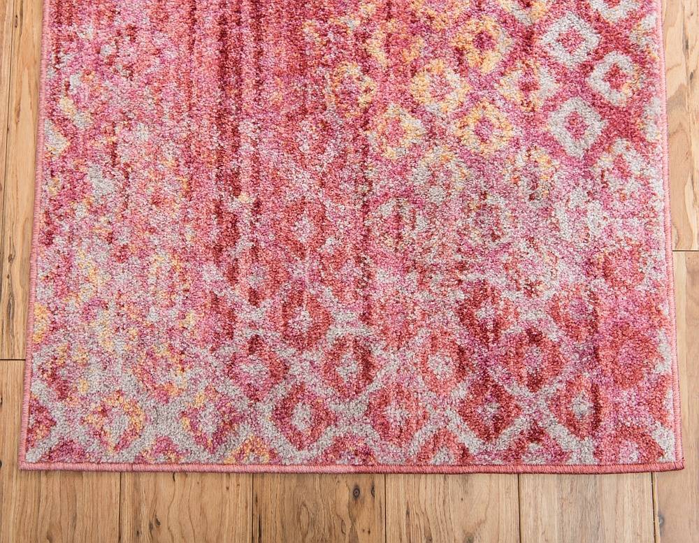 Area Rug – Rainbow Square Pattern