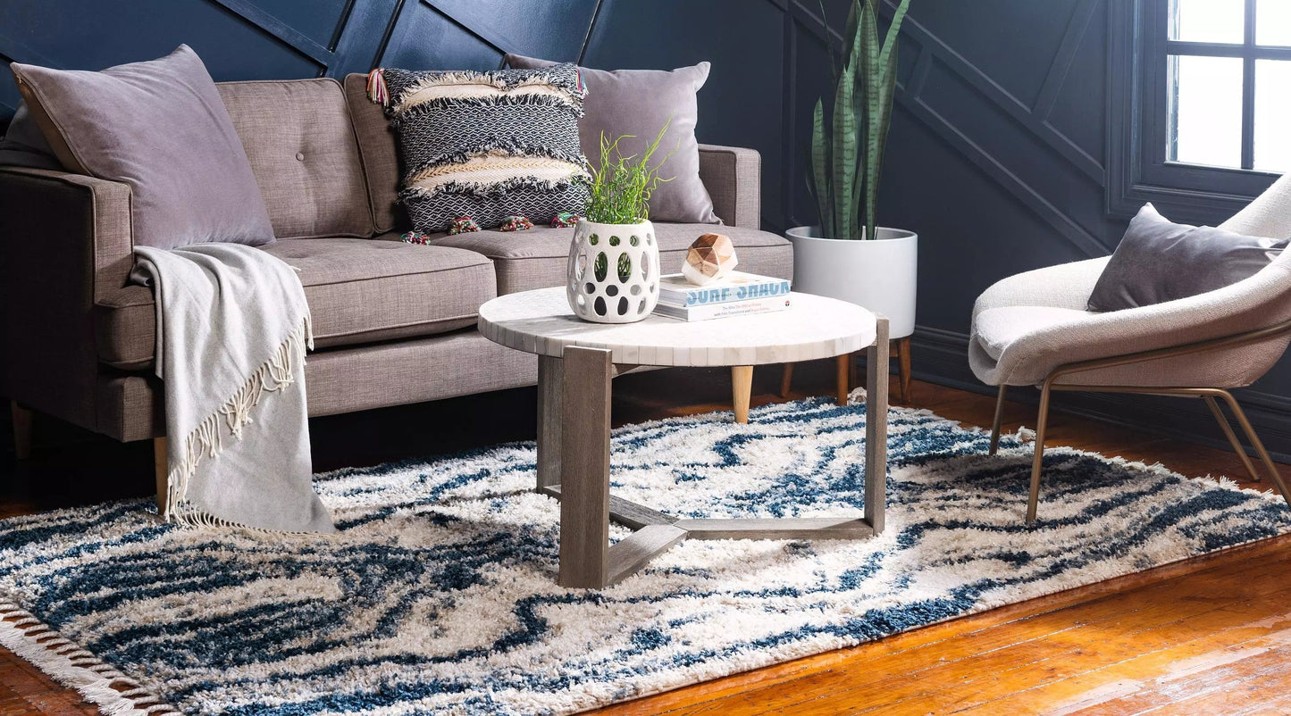 Area Rug – Marble, Color Mix Shaggy