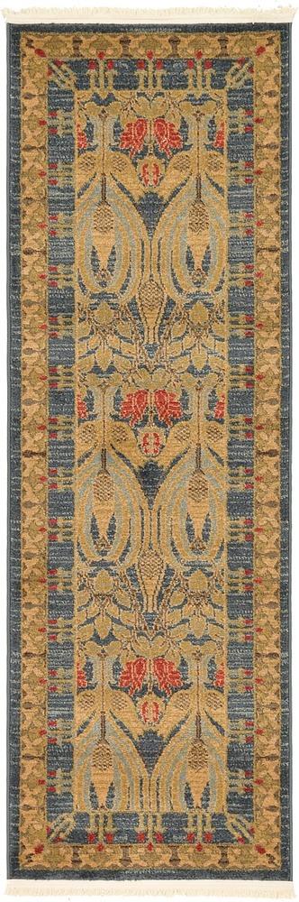 Area Rug Vintage Modern Fringe Living Room