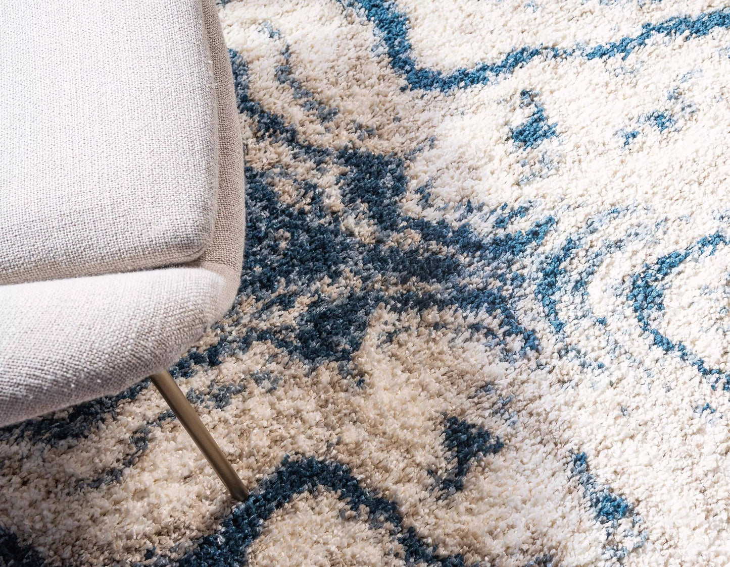 Area Rug – Marble, Color Mix Shaggy