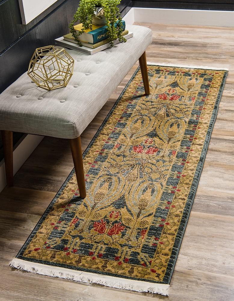 Area Rug Vintage Modern Fringe Living Room