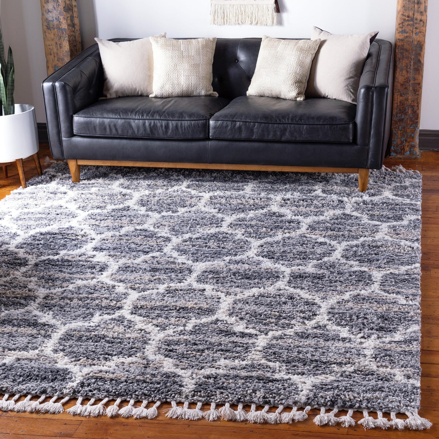 Area Rug – Modern, Pattern Shaggy Area
