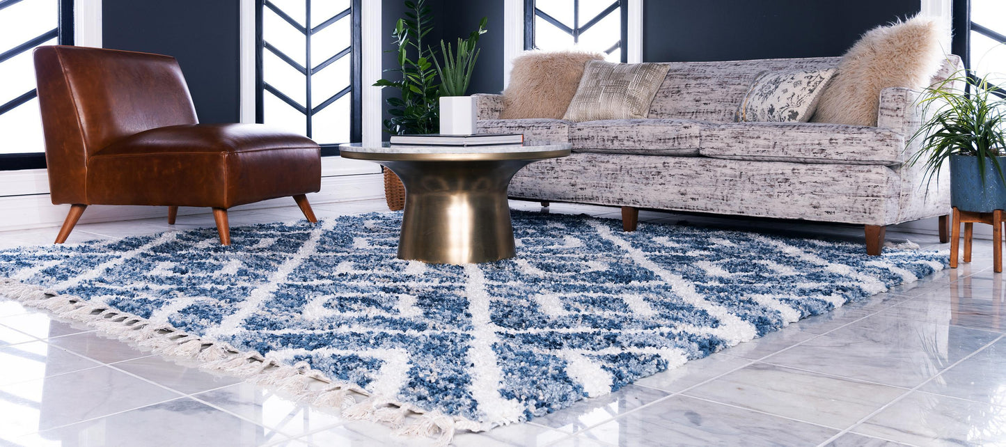 Area Rug – Diamond Pattern Shaggy